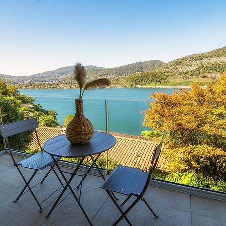 La Palma 1 By Quokka 360 - Modern Panoramic Lake View Flat Montagnola المظهر الخارجي الصورة