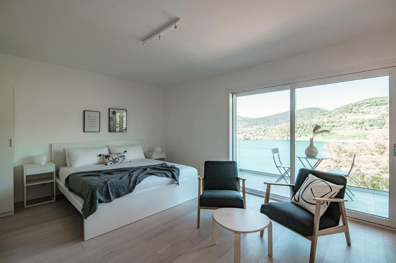 La Palma 1 By Quokka 360 - Modern Panoramic Lake View Flat Montagnola المظهر الخارجي الصورة