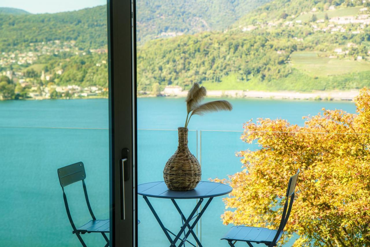 La Palma 1 By Quokka 360 - Modern Panoramic Lake View Flat Montagnola المظهر الخارجي الصورة