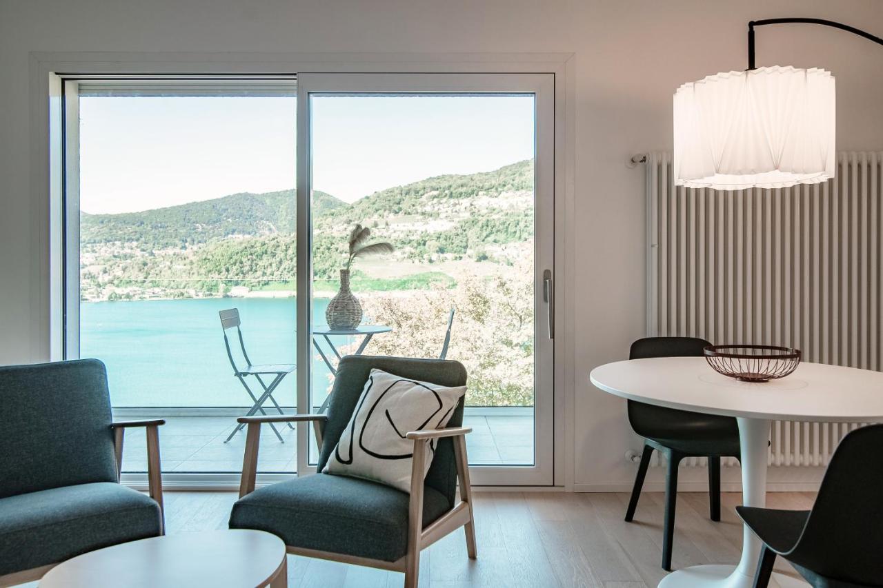 La Palma 1 By Quokka 360 - Modern Panoramic Lake View Flat Montagnola المظهر الخارجي الصورة