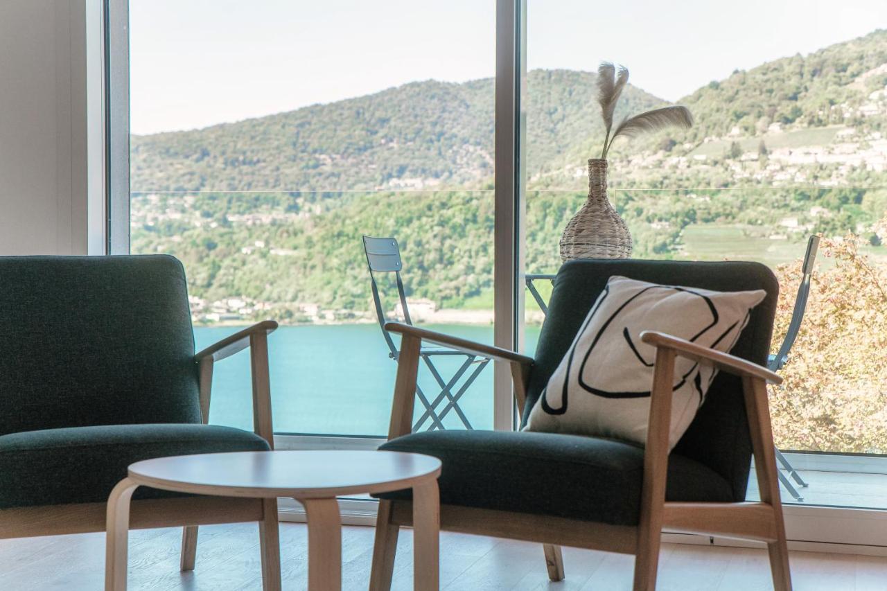 La Palma 1 By Quokka 360 - Modern Panoramic Lake View Flat Montagnola المظهر الخارجي الصورة